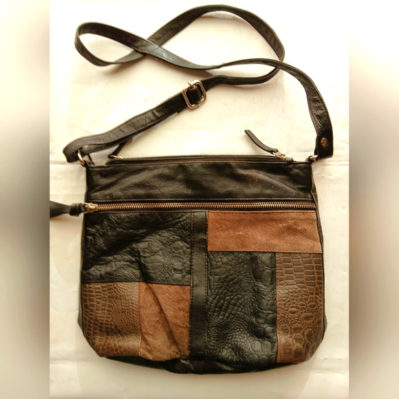 Handbags - LEATHER PATCHWORK PURSE